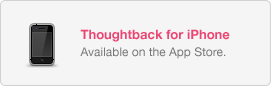 Thoughtback for the iPhone