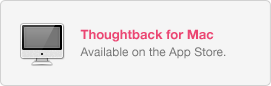 Thoughtback for the Mac
